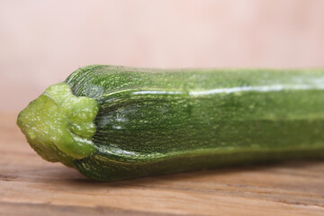 zucchini on a wooden table