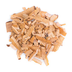 Pile of wood chips