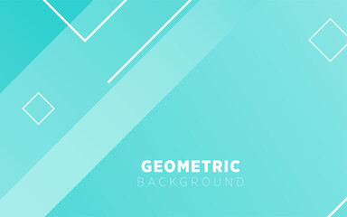 modern green gradient abstract geometric background banner design.