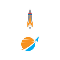 Rocket Logo Template vector symbol