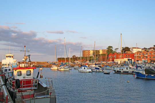 Boats in Paignton Harbour, Torbay	