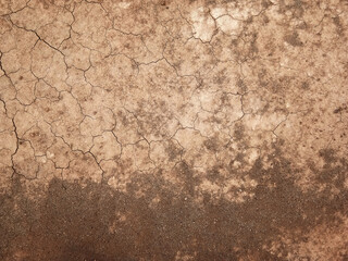 The ground has cracks in the top view for the background