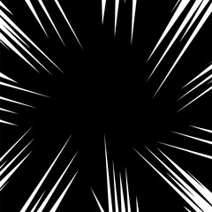 Obraz premium Black and white abstract background. Radial lines. Textured design backdrop. Circular abstract minimal illustration. Jpeg