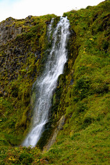 Fototapeta premium Seljalandsfoss, a waterfall in South Region of Iceland
