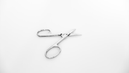 stainless steel manicure nail scissors