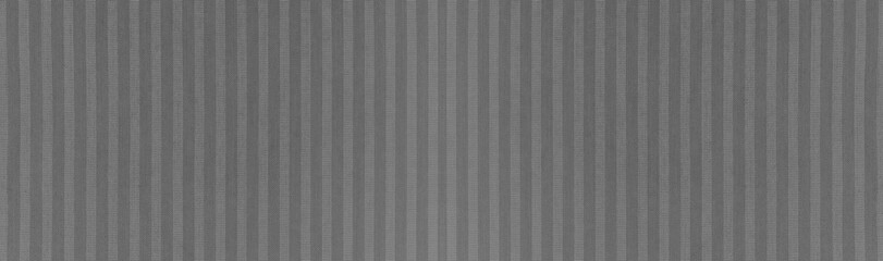 Gray grey striped natural cotton linen textile texture background banner panorama 
