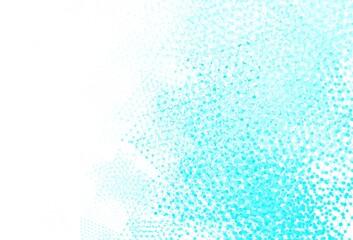 Light Blue, Green vector background with polygonal style with circles.