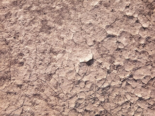 The ground has cracks in the top view for the background