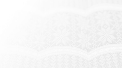 White background abstract,Thai fabric pattern.A texture embroider pattern style local in thailand.