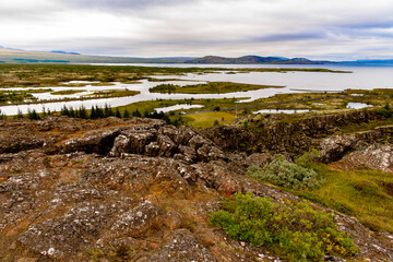 Thingvellir, a national park founded in 1930. World Heritage Site