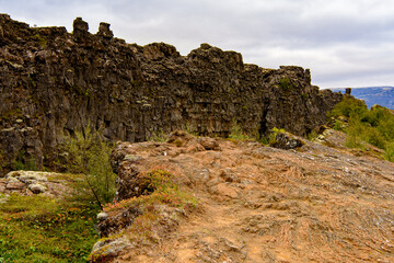 Thingvellir, a national park founded in 1930. World Heritage Site