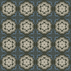 Seamless ornament on background
