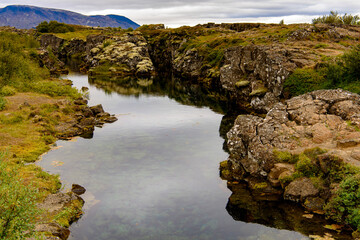 Thingvellir, a national park founded in 1930. World Heritage Site