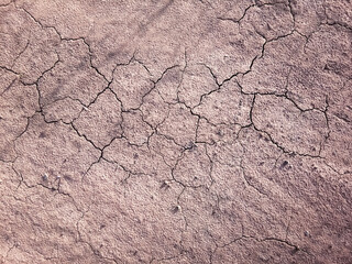 The ground has cracks in the top view for the background
