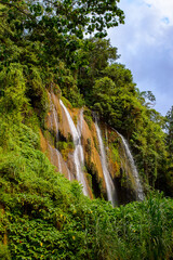 El Nicho, a waterfall in Topes de Collantes, a nature reserve park in the Escambray Mountains range in Cuba.