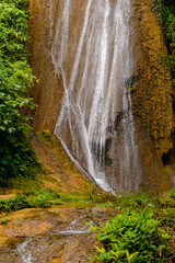 El Nicho, a waterfall in Topes de Collantes, a nature reserve park in the Escambray Mountains range in Cuba.