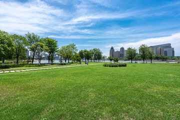 road in park