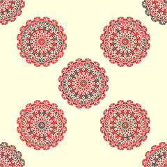 Seamless background with geometric pattern