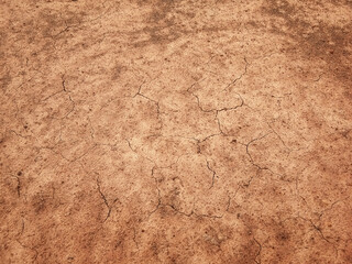 The ground has cracks in the top view for the background