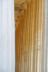 Overhead part of old large columns