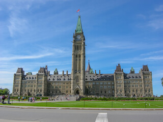 Fototapeta na wymiar panorama of quebec city in Canada