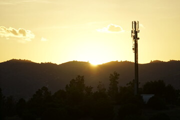 Naklejka premium sunset