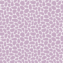Hand drawn polka dot seamless pattern.