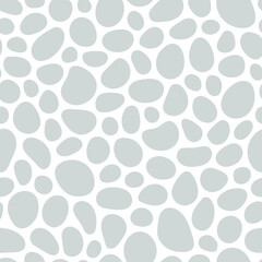 Hand drawn polka dot seamless pattern.