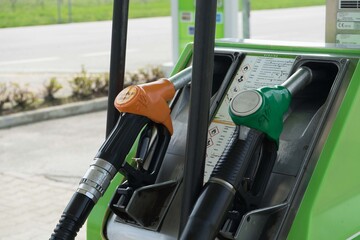 A petrol pump