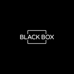 Fototapeta na wymiar Black Box wordmark logo design