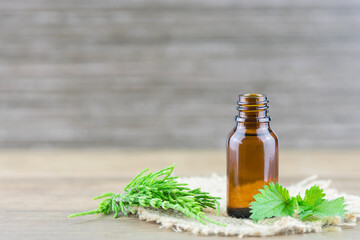 Urtica dioica essence oil and horsetail