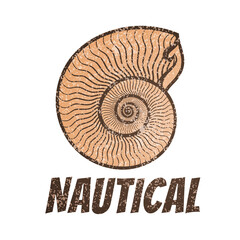 nautical logo vintage vector illustration