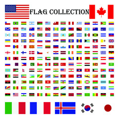 WORLD FLAG COLLECTION MORE THAN 180 COUNTRIES