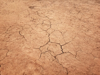 The ground has cracks in the top view for the background