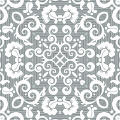 Gray styled seamless repeat pattern wall tiles, Decor For home, Moroccan tiles, ornaments, or wall decor on marble, it also can be used for wallpaper, linoleum, textile, webpage
