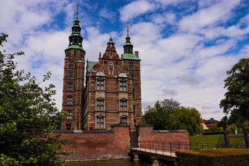 Fototapeta na wymiar Rosenborg Palace in Copenhagen, Denmark.