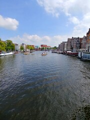 River in the center of Amsterdam