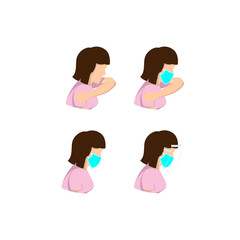 Covid-19 prevention character