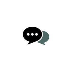 Chat Bubble logo / icon design
