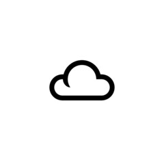 a simple Cloud logo / icon design