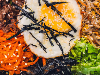 Bibimbap. Korean Rice Bowl.