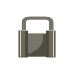 Heavy steel padlock. Protection, lock, access. Can be used for topics like privacy, internet security, antivirus