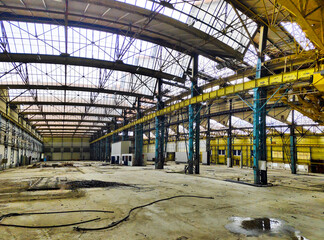Friche industrielle en acier
