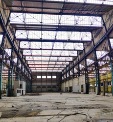 Friche industrielle en acier