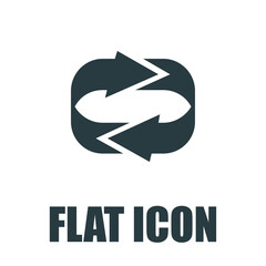 Rotation arrows icon vector illustration eps10. pictogram