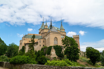 Fototapeta na wymiar Image of the castle of Zámok Bojnice, Slovakia.