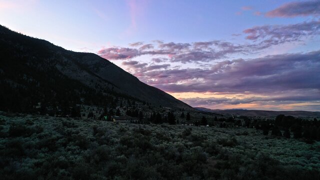 Sunset In The Mountains Genoa Nevada