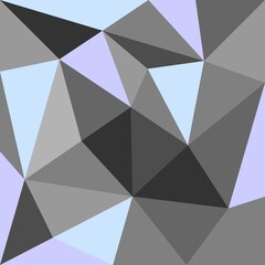 Pastel vector triangle blue, grey and green background or pattern