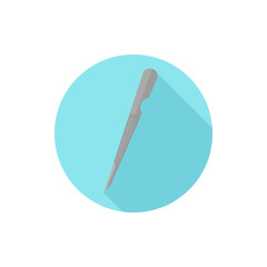 nail file simple flat design vector