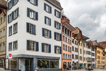 Fototapeta premium Street in Aarau, Switzerland